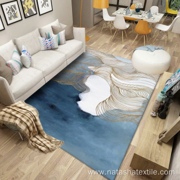 Home Nordic Abstract Sofa Printed Carpet